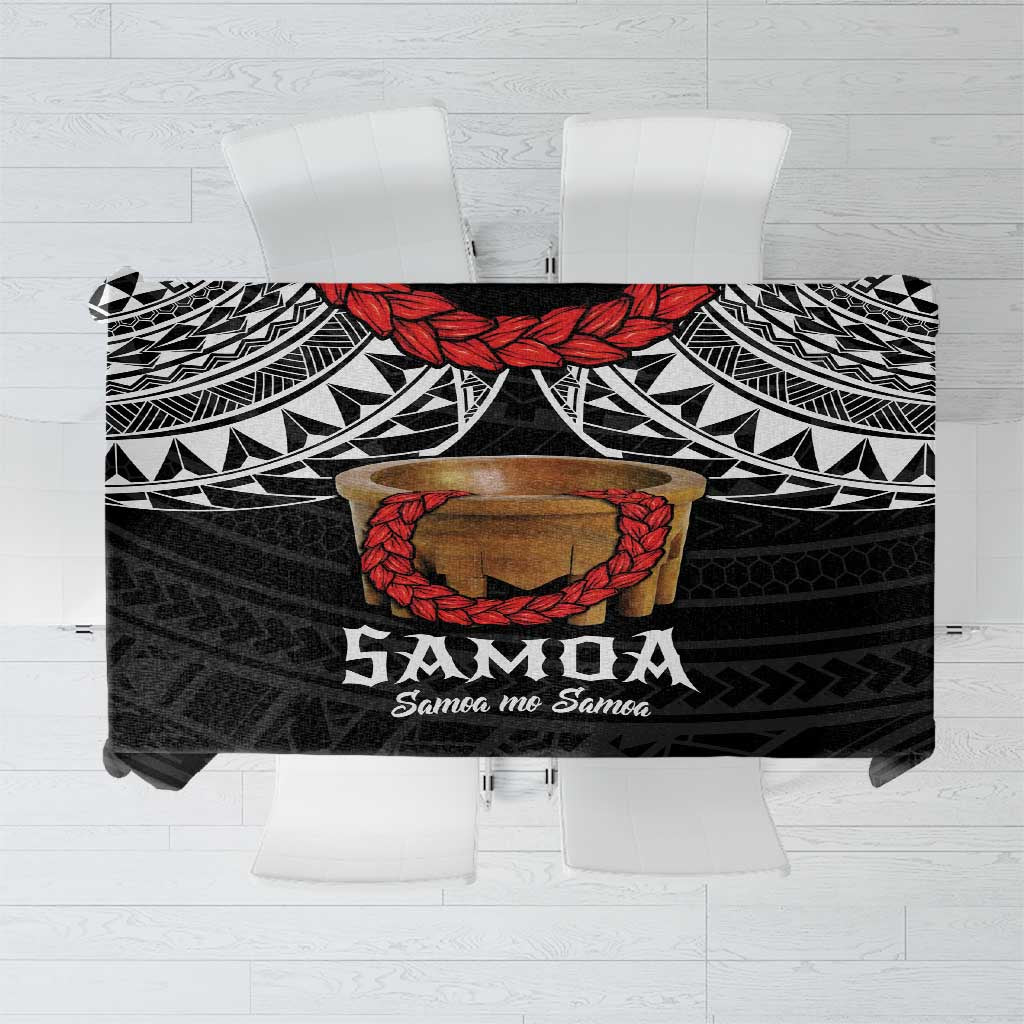 Samoan Tanoa Kava Bowl Ula Fala Tablecloth Polynesian Tribal Vibe