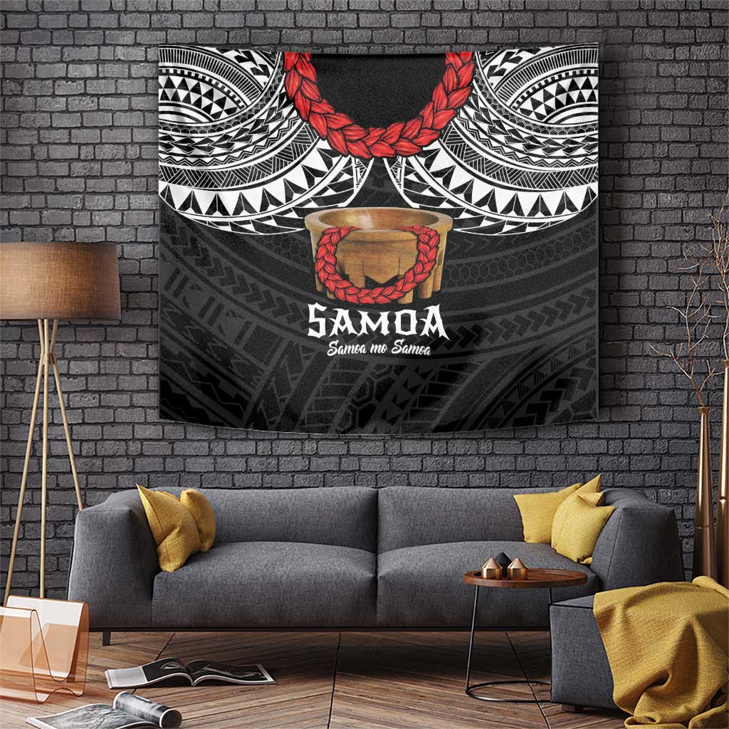 Samoan Tanoa Kava Bowl Ula Fala Tapestry Polynesian Tribal Vibe