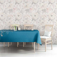 Fiji Marau na Kerisimasi Tablecloth Aqua Tagimoucia Tapa Masi Tribal - Polynesian Pride