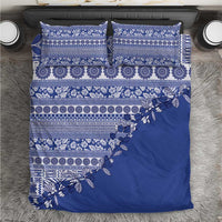 Fiji Marau na Kerisimasi Bedding Set Blue Tagimoucia Tapa Masi Tribal - Polynesian Pride