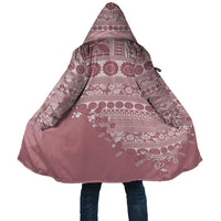 Fiji Marau na Kerisimasi Cloak Dusty Rose Tagimoucia Tapa Masi Tribal - Polynesian Pride