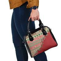 Fiji Marau na Kerisimasi Shoulder Handbag Red Tagimoucia Tapa Masi Tribal LT9 - Polynesian Pride