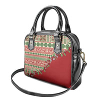 Fiji Marau na Kerisimasi Shoulder Handbag Red Tagimoucia Tapa Masi Tribal LT9 - Polynesian Pride