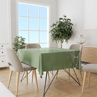 Fiji Marau na Kerisimasi Tablecloth Sage Green Tagimoucia Tapa Masi Tribal LT9 - Polynesian Pride