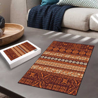 Fiji Marau na Kerisimasi Puzzle Gold Tapa Masi Inspired Christmas LT9 - Polynesian Pride