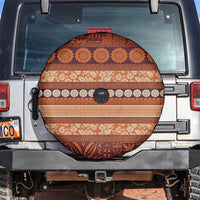 Fiji Marau na Kerisimasi Spare Tire Cover Gold Tapa Masi Inspired Christmas - Polynesian Pride
