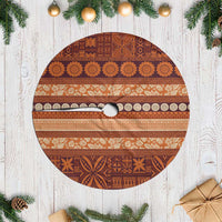Fiji Marau na Kerisimasi Tree Skirt Gold Tapa Masi Inspired Christmas LT9 Casual Gold - Polynesian Pride
