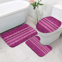 Fiji Marau na Kerisimasi Bathroom Set Pink Tapa Masi Inspired Christmas - Polynesian Pride