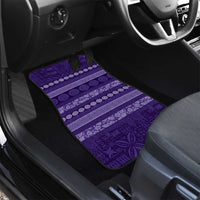 Fiji Marau na Kerisimasi Car Mats Purple Tapa Masi Inspired Christmas LT9 - Polynesian Pride