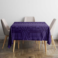 Fiji Marau na Kerisimasi Tablecloth Purple Tapa Masi Inspired Christmas LT9 - Polynesian Pride