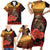 Maori Kiwi Soldier Fern Tattoo ANZAC Day Family Matching Short Sleeve Bodycon Dress and Hawaiian Shirt Lest We Forget