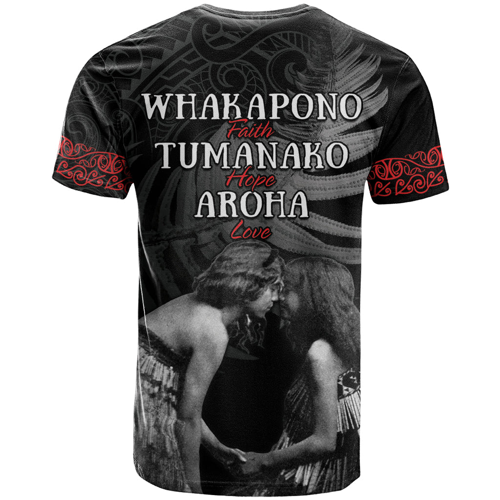 New Zealand Mother's Day T Shirt Maori Hongi Aroha Ahau Ki A Koe Mama