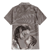 New Zealand Mother's Day Family Matching Mermaid Dress and Hawaiian Shirt Maori Mo Toku Mama Silver Fern