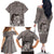 New Zealand Mother's Day Family Matching Off The Shoulder Long Sleeve Dress and Hawaiian Shirt Maori Mo Toku Mama Silver Fern