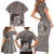 New Zealand Mother's Day Family Matching Short Sleeve Bodycon Dress and Hawaiian Shirt Maori Mo Toku Mama Silver Fern