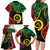 Personalised Vanuatu 44th Anniversary Family Matching Long Sleeve Bodycon Dress and Hawaiian Shirt Tugeta Yumi Selebretem Indipendens Dei