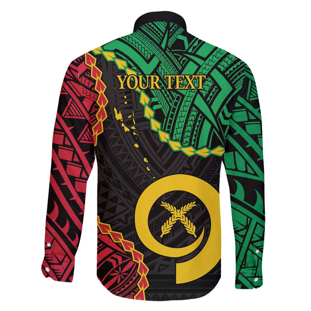 Personalised Vanuatu 44th Anniversary Family Matching Summer Maxi Dress and Hawaiian Shirt Tugeta Yumi Selebretem Indipendens Dei LT9 - Polynesian Pride
