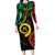 Personalised Vanuatu 44th Anniversary Long Sleeve Bodycon Dress Tugeta Yumi Selebretem Indipendens Dei