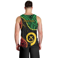 Personalised Vanuatu 44th Anniversary Men Tank Top Tugeta Yumi Selebretem Indipendens Dei LT9 - Polynesian Pride