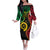 Personalised Vanuatu 44th Anniversary Off The Shoulder Long Sleeve Dress Tugeta Yumi Selebretem Indipendens Dei