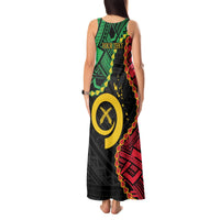 Personalised Vanuatu 44th Anniversary Tank Maxi Dress Tugeta Yumi Selebretem Indipendens Dei LT9 - Polynesian Pride