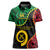 Personalised Vanuatu 44th Anniversary Women Polo Shirt Tugeta Yumi Selebretem Indipendens Dei
