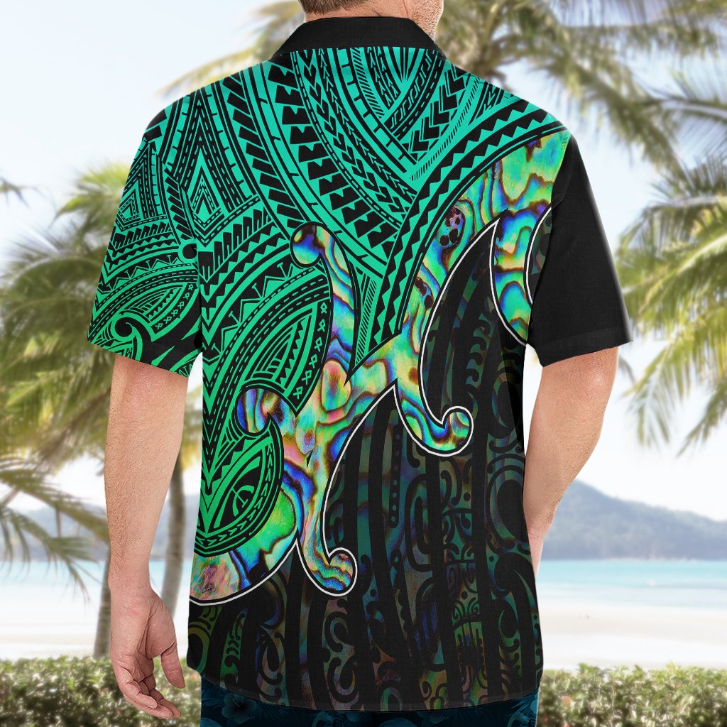 Custom Aotearoa Papua Shell Hawaiian Shirt Maori Tribal Pattern LT9 - Polynesian Pride