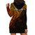 Aotearoa Maori Koru Hoodie Dress Polynesian Pacific Tribal - Gold LT9 - Polynesian Pride