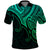 Aotearoa New Zealand Polo Shirt Maori Koru Polynesian Pacific Tribal Green LT9 Green - Polynesian Pride