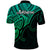 Aotearoa New Zealand Polo Shirt Maori Koru Polynesian Pacific Tribal Green LT9 - Polynesian Pride