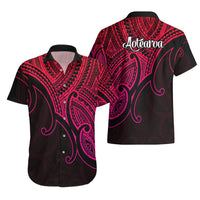 Aotearoa Maori Koru Hawaiian Shirt Polynesian Pacific Tribal - Pink LT9 - Polynesian Pride