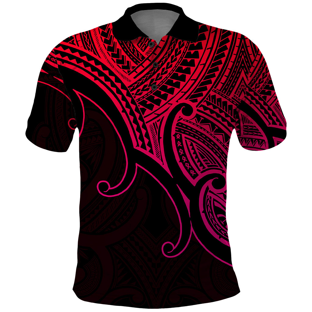 Aotearoa New Zealand Polo Shirt Maori Koru Polynesian Pacific Tribal Pink LT9 Pink - Polynesian Pride