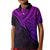 Aotearoa Maori Koru Kid Polo Shirt Polynesian Pacific Tribal - Purple LT9 Kid Purple - Polynesian Pride