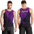 Aotearoa Maori Koru Men Tank Top Polynesian Pacific Tribal - Purple LT9 - Polynesian Pride