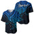 Custom Aotearoa Maori Koru Baseball Jersey Polynesian Pacific Tribal - Blue LT9 - Polynesian Pride