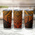 Personalised Aotearoa Papua Shell Tumbler Cup Gold Polynesian Pacific Tribal