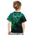 Custom Aotearoa Maori Koru Kid T Shirt Polynesian Pacific Tribal - Green LT9 - Polynesian Pride