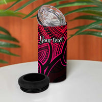 Personalised Aotearoa Papua Shell 4 in 1 Can Cooler Tumbler Pink Polynesian Pacific Tribal LT9 - Polynesian Pride