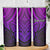 Personalised Aotearoa Papua Shell Skinny Tumbler Purple Polynesian Pacific Tribal