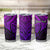 Personalised Aotearoa Papua Shell Tumbler Cup Purple Polynesian Pacific Tribal