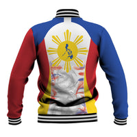 Philippines Flag Day Baseball Jacket Filipino Feather Pattern LT9 - Polynesian Pride