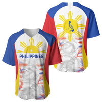 Philippines Flag Day Baseball Jersey Filipino Feather Pattern LT9 - Polynesian Pride