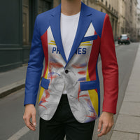 Philippines Flag Day Blazer Filipino Feather Pattern LT9 - Polynesian Pride