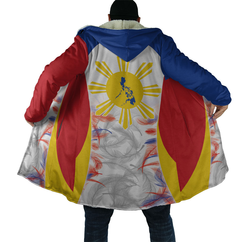 Philippines Flag Day Cloak Filipino Feather Pattern LT9 - Polynesian Pride