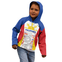 Philippines Flag Day Kid Hoodie Filipino Feather Pattern LT9 - Polynesian Pride
