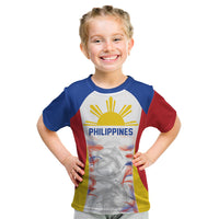 Philippines Flag Day Kid T Shirt Filipino Feather Pattern