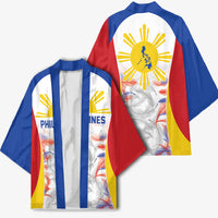 Philippines Flag Day Kimono Filipino Feather Pattern LT9 - Polynesian Pride