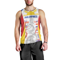 Philippines Flag Day Men Tank Top Filipino Feather Pattern LT9 - Polynesian Pride