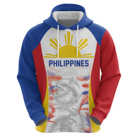Philippines Flag Day Zip Hoodie Filipino Feather Pattern LT9 - Polynesian Pride