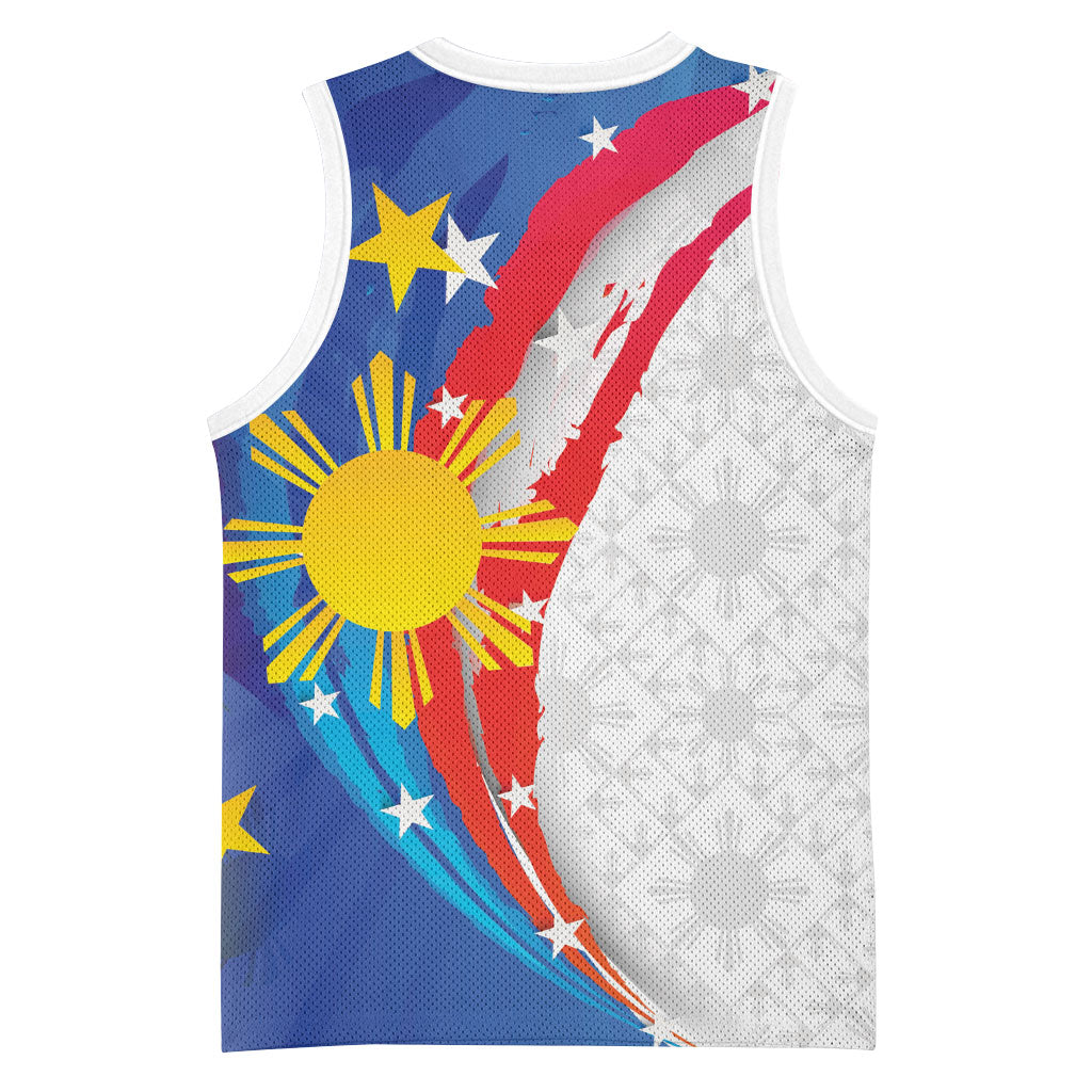 Philippines Flag Day Basketball Jersey Filipino Pride Shines Bright On Flag Day LT9 - Polynesian Pride